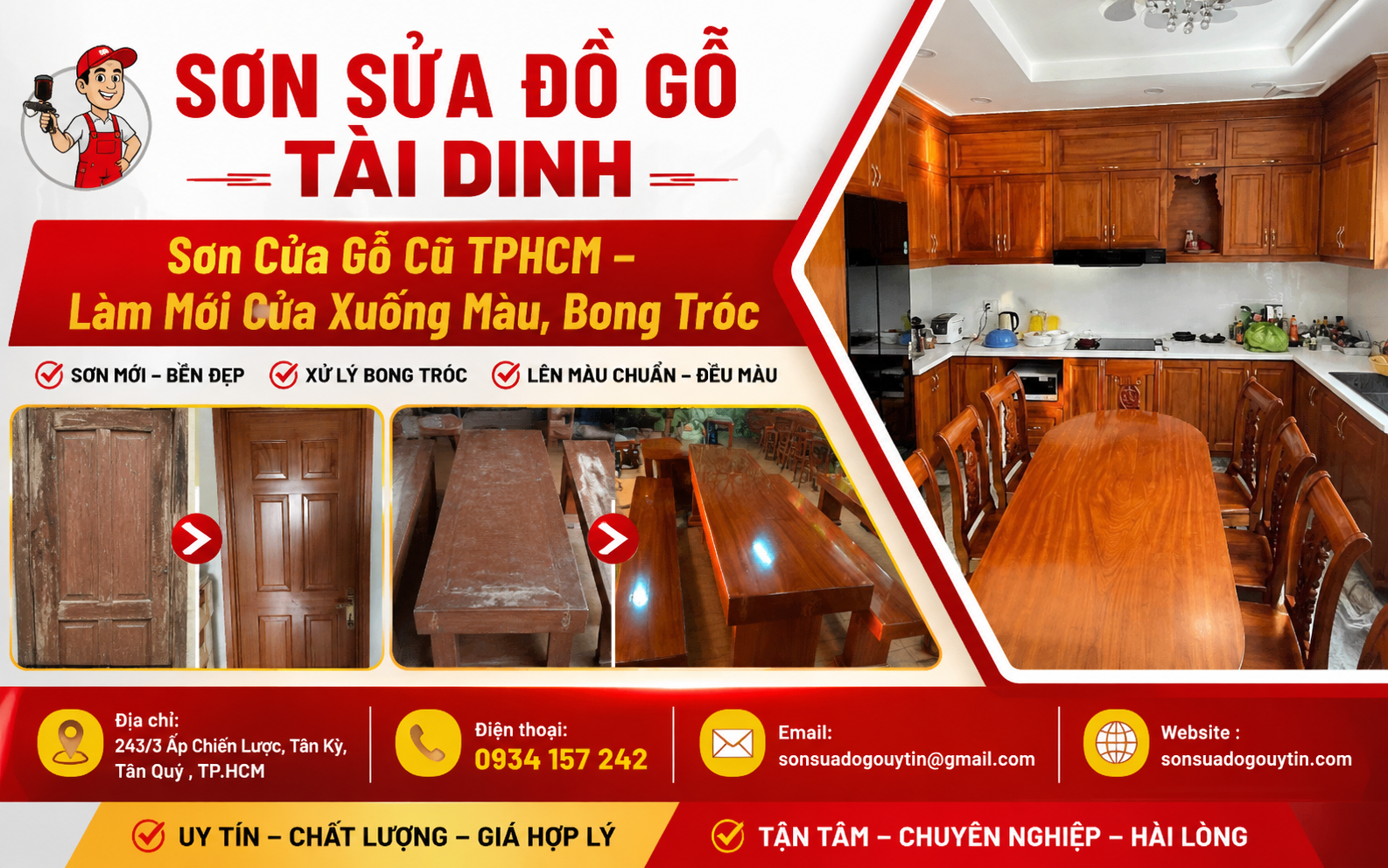 Xử lý cửa gỗ bong tróc trước khi sơn lại