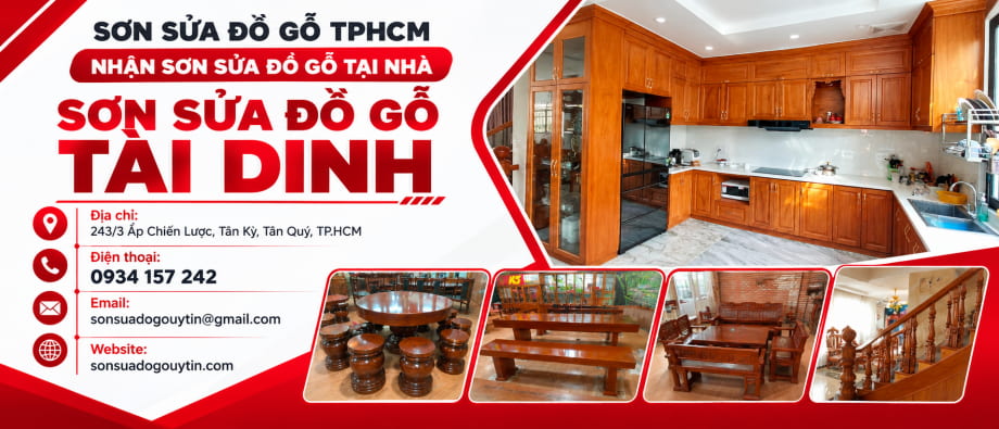 Chi tiết dịch vụ sơn sửa đồ gỗ tại nhà của Tài Dinh